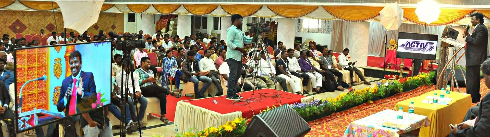Thamizhazhagan Nallaiyan addressing ACTIV SCST MSME Day celebration at Tiruvallur .jpg